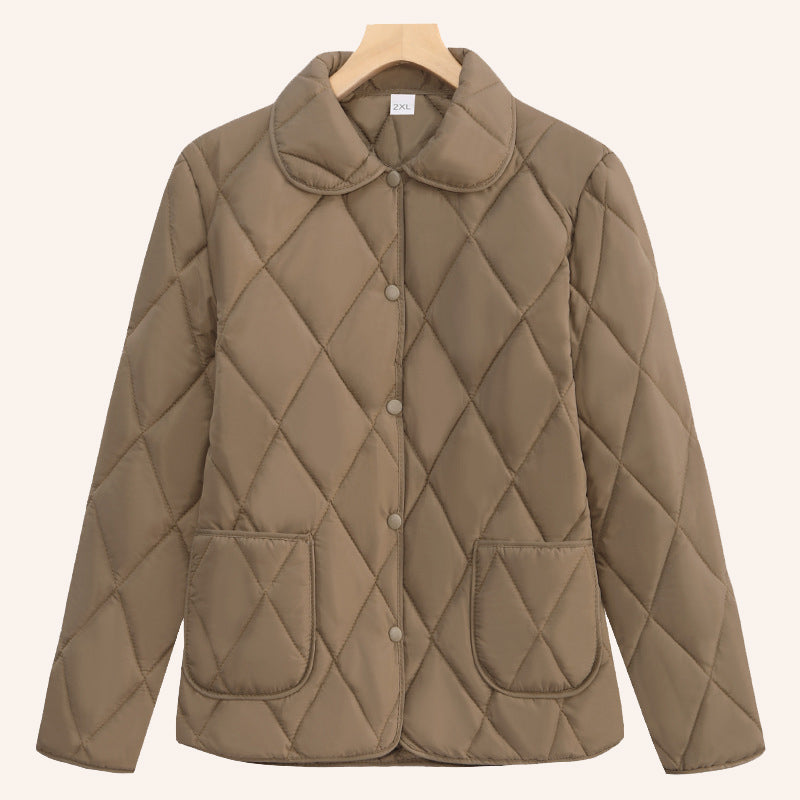 ✨ Korte Dames Jas met Ruitpatroon 🧥