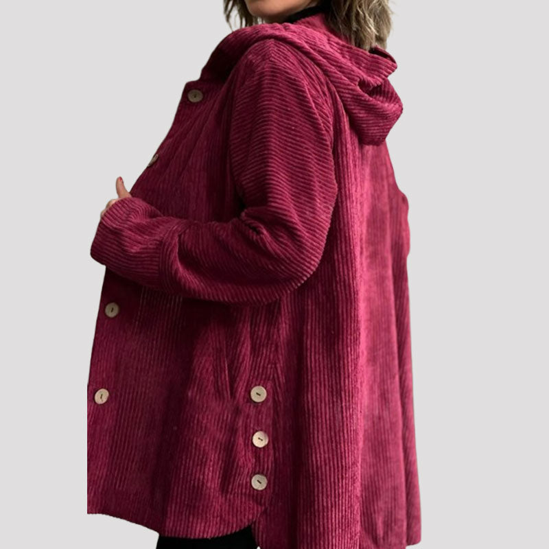 🍂 Casual fluwelen hoodiejas voor de herfst🧥