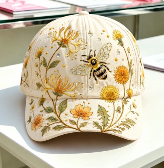 🌸🌿 Garden Morning-baseballpet: zacht zonnetje & dagelijkse gezelligheid! ☀️🌱🧢