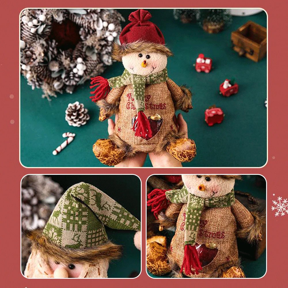 🎉Bereid je van tevoren voor op Kerstmis 🎉Kerstcadeautassen met ritsontwer