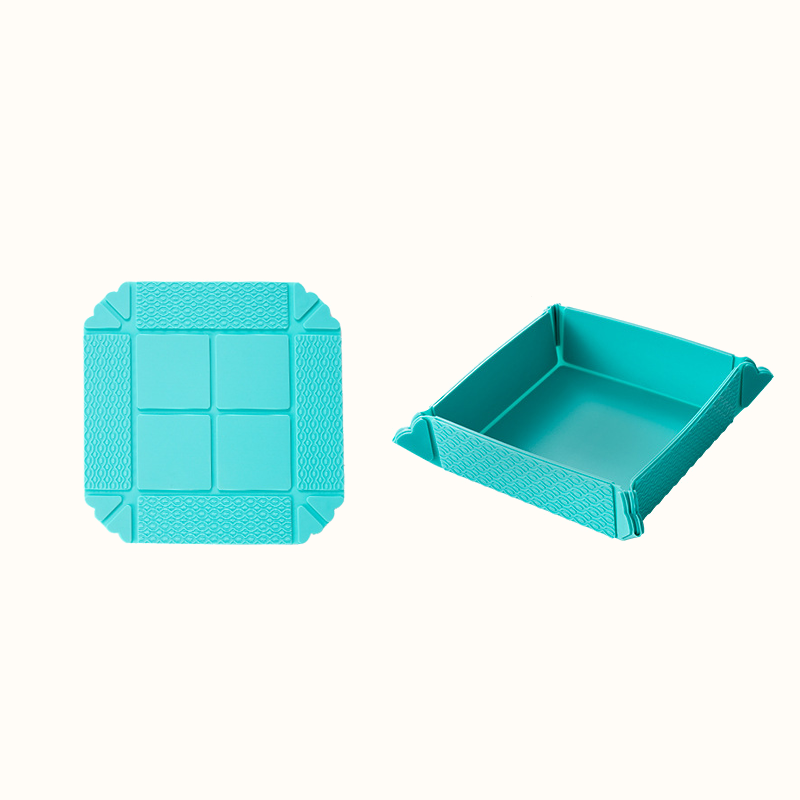 🍽️ Opvouwbare Hittebestendige Mat & Opbergbak – 2-in-1 Onderzetter en Snacktray met Magneetopslag 🧲✨