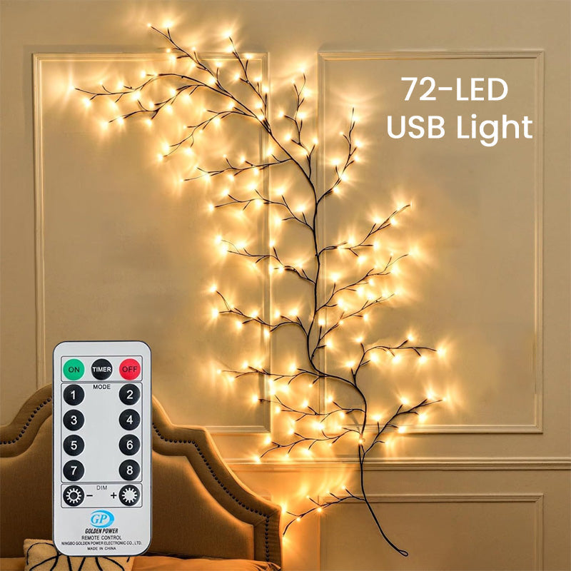 Warm Wit LED Taklampje — Decoratief Nachtlampje