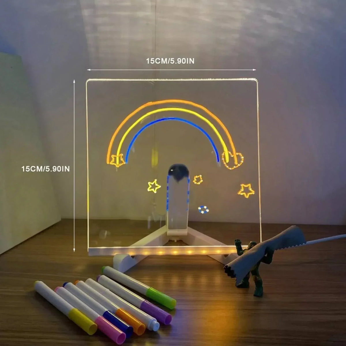 💥 LAATSTE DAG: 49% KORTING! 🎨 Lichtgevend LED Tekenbord voor Kinderen ✨
