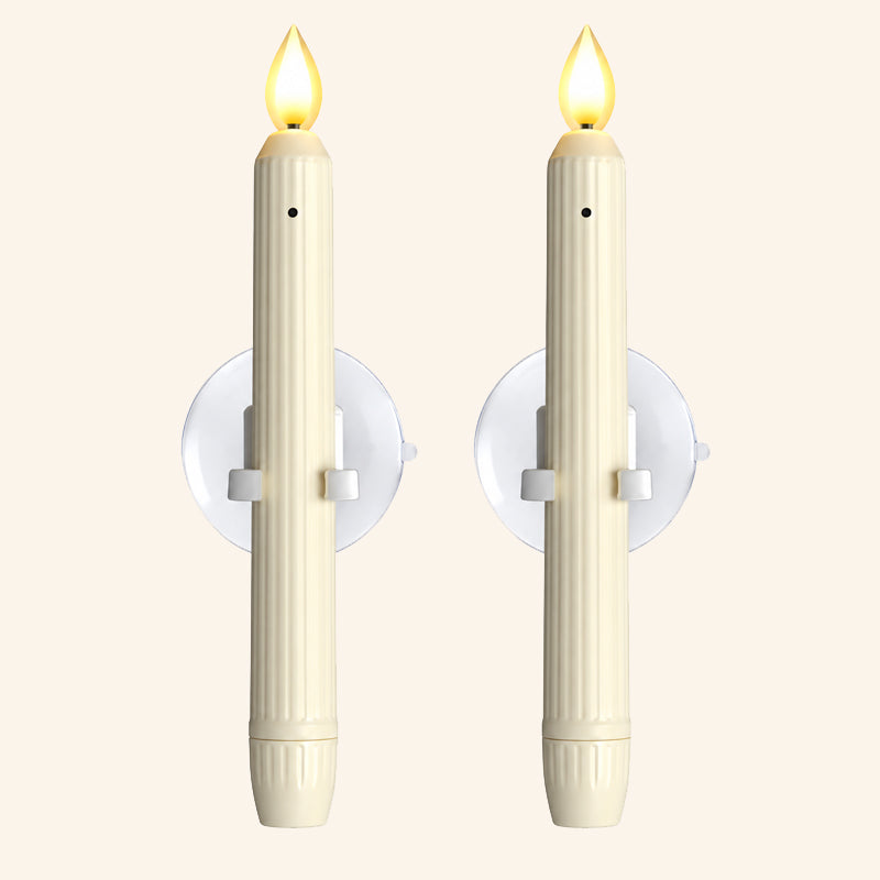🕯️ Raamkaarsen met Sensor – Automatisch aan bij het vallen van de avond ✨