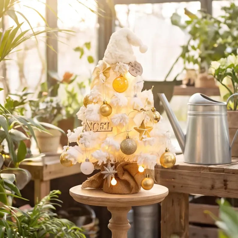 🔥 49% KORTER THIS WEEK! 🎄 De schattigste 20-inch sneeuwboom om je kleine ruimte te verfraaien! 🎅