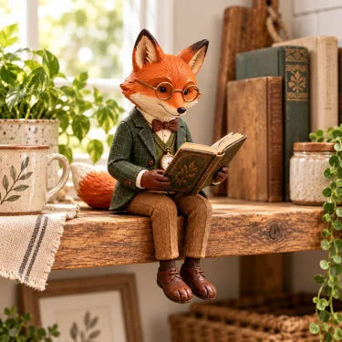 🦊 Lezende Vos Ornament