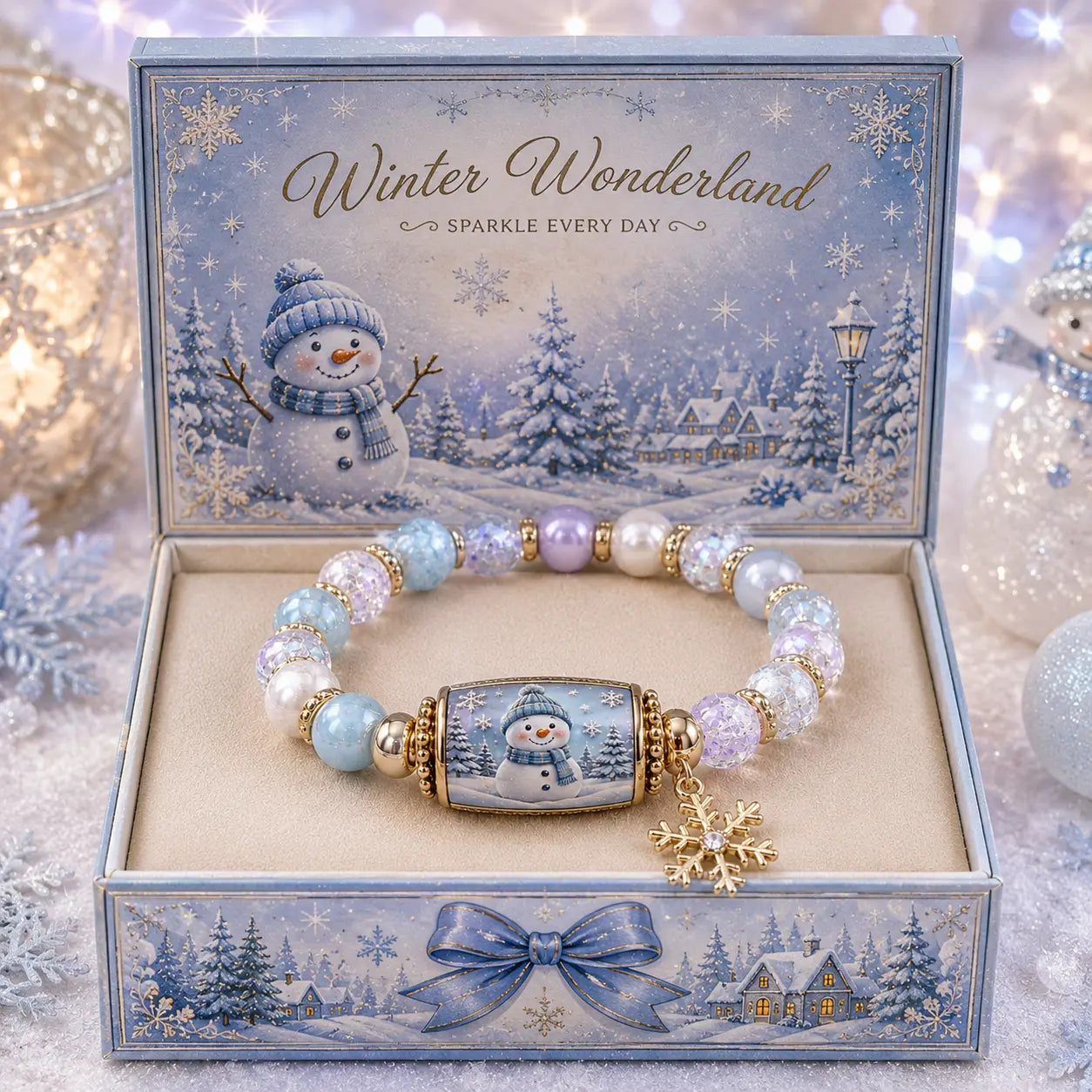 ✨🎄 Beperkte Kersteditie — Kralenarmbandenset met Kerstverhaal 🎁