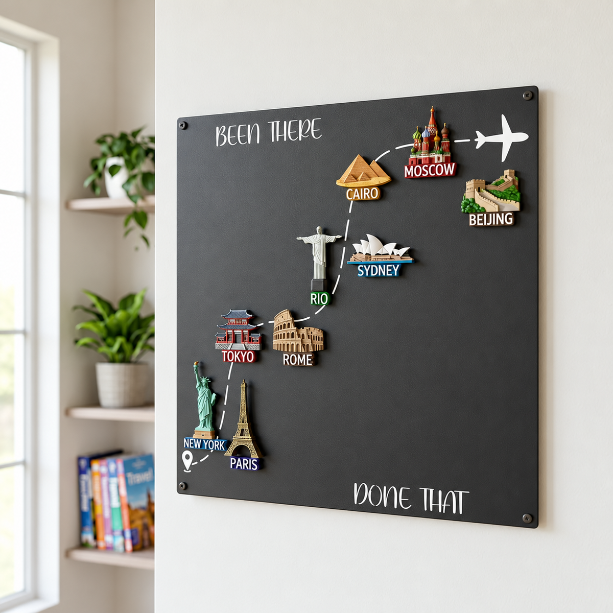 🌎✨ Reis Magneetbord — Elke Magneet Heeft een Verhaal. Elke Reis Verdient een Plek 💕
