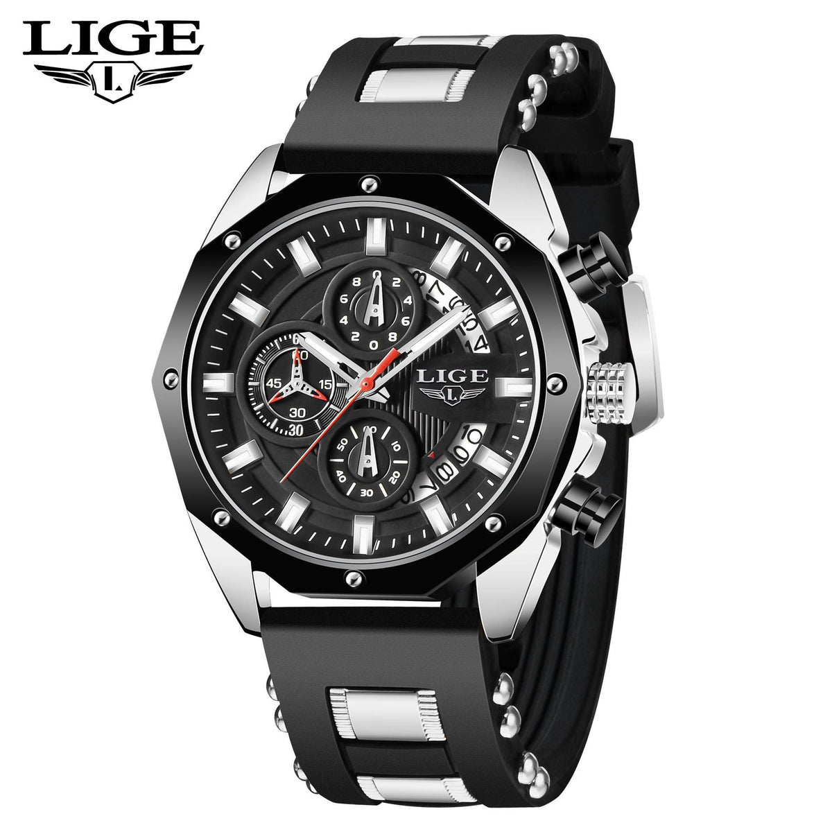 ⌚ Heren Waterdicht Sport Horloge — 50% korting ⚡