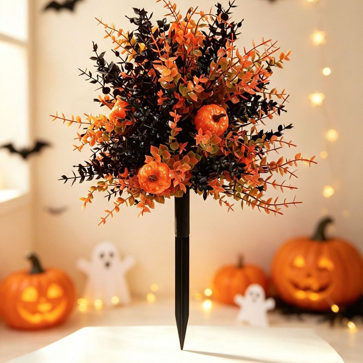 🔥Kunstmatige Herfstpompoenen op Tuinprikker