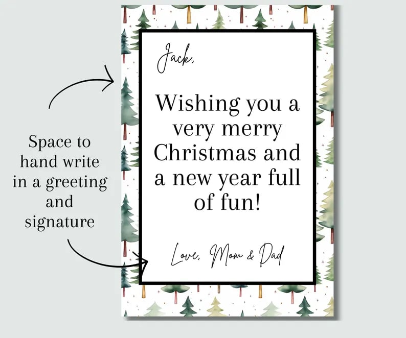 🎄📚 Kerst Cadeaubonnenboek — 💝 Een cadeau dat altijd goed is