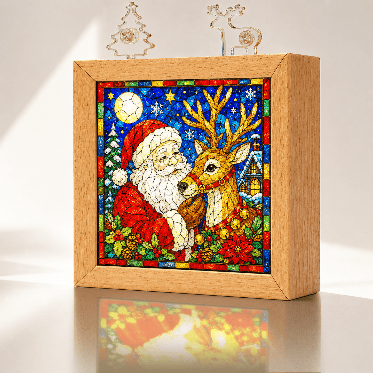 🧩 Nachtlampje met kerstpuzzel — bouw je eigen kerstverlichting