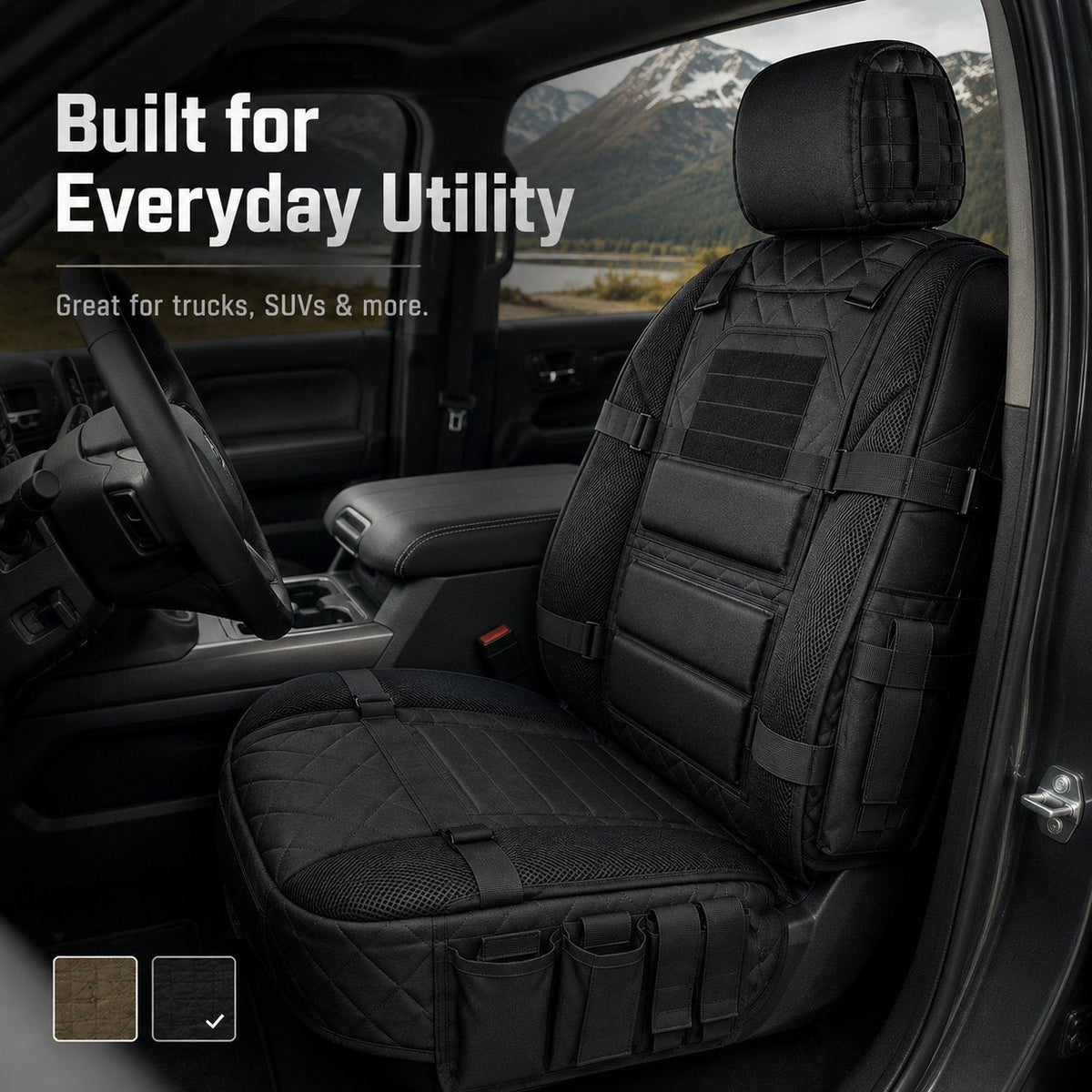 Tactische MOLLE Auto Stoelorganizer — Robuuste Bescherming & Slimme Opbergruimte