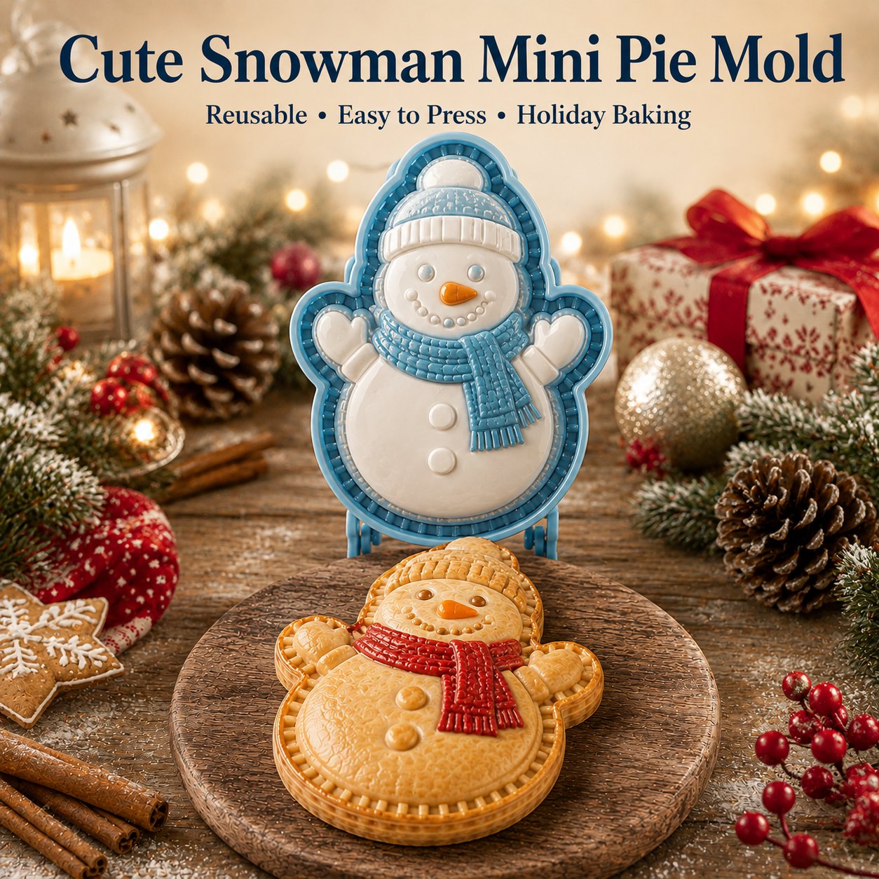 🎄 Kerst mini taartvormen – 8 ontwerpen 🎁