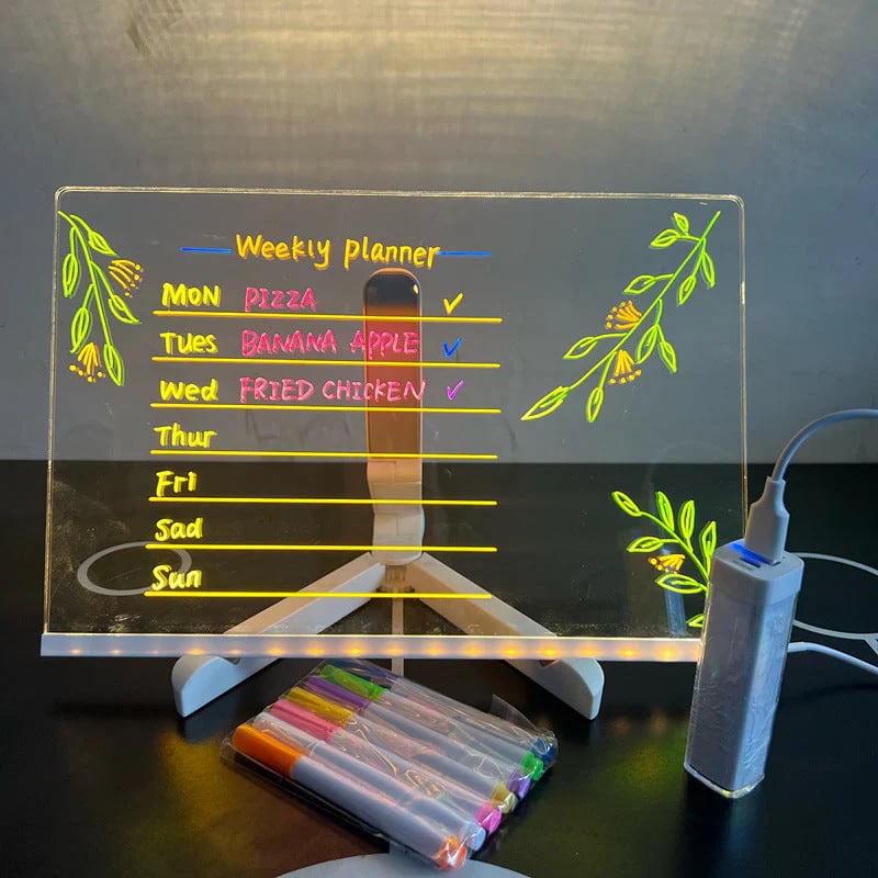 💥 LAATSTE DAG: 49% KORTING! 🎨 Lichtgevend LED Tekenbord voor Kinderen ✨