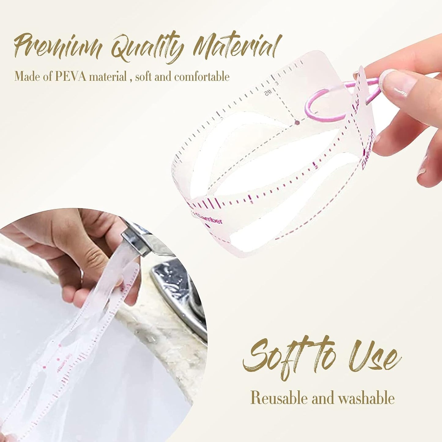 ✨Meest populair - herbruikbare wenkbrauwtekenhulp, meerdere wenkbrauwvormen waaruit u kunt kiezen