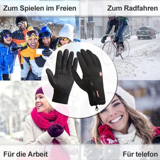 🔥Hot Sale 50% korting🎉 Unisex waterdichte touchscreen winterhandschoenen
