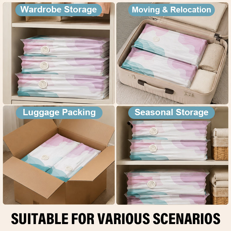 📦 Grote Vacuümzakken — bespaar 80% ruimte tijdens verhuizen & op reis