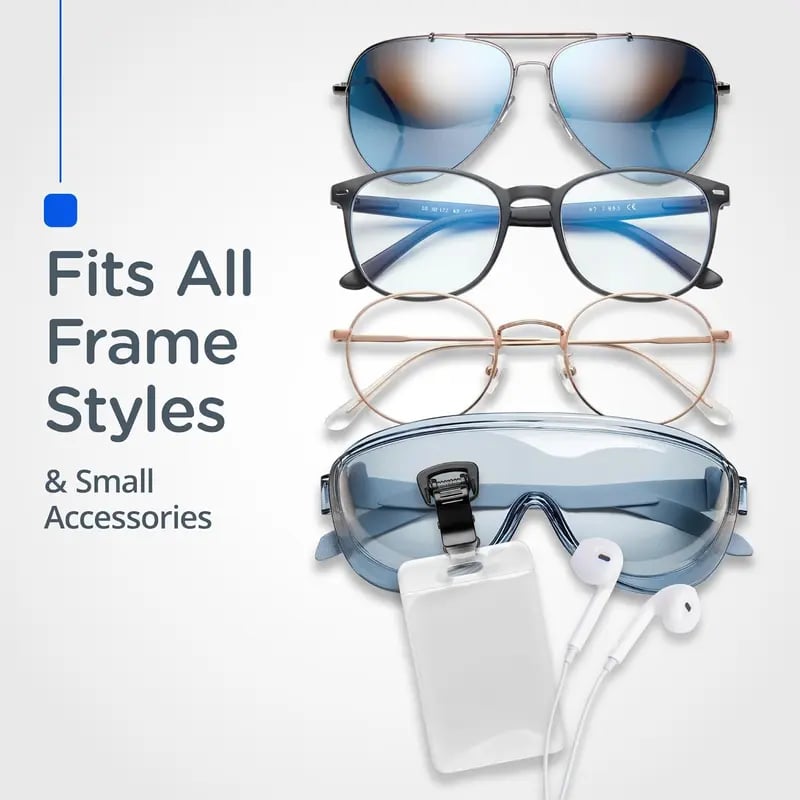 🧲 De ultieme magnetische brillenhouder: antislipclip en bescherming tegen kleding! 👓