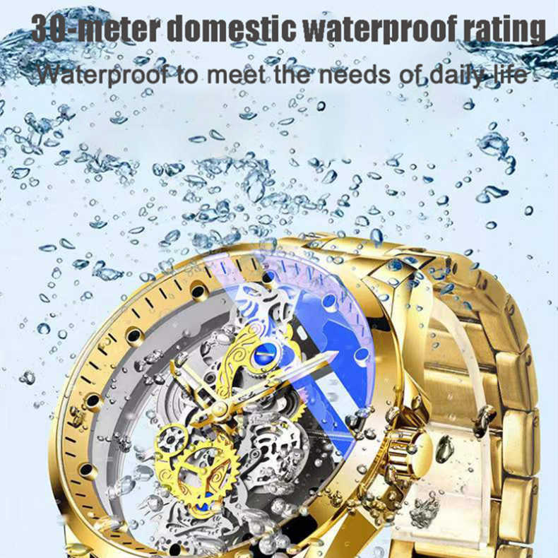 ⏳ Tijdelijk Aanbod ⏰ Dubbelzijdig Skeleton Horloge — Tourbillon-stijl Design