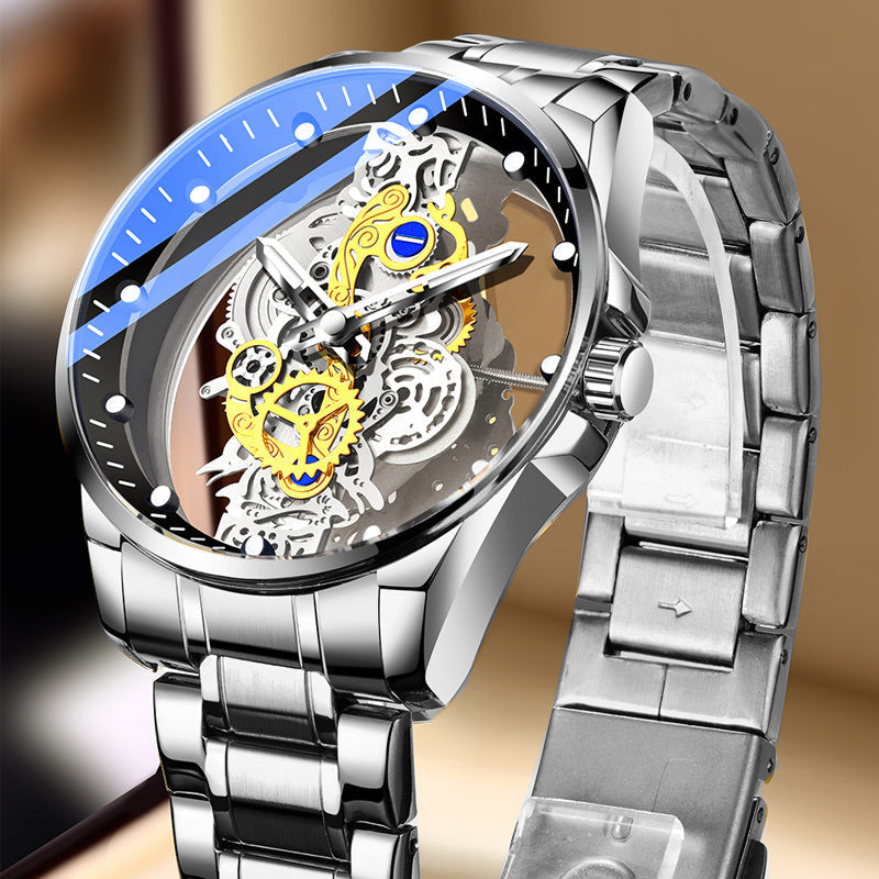 ⏳ Tijdelijk Aanbod ⏰ Dubbelzijdig Skeleton Horloge — Tourbillon-stijl Design