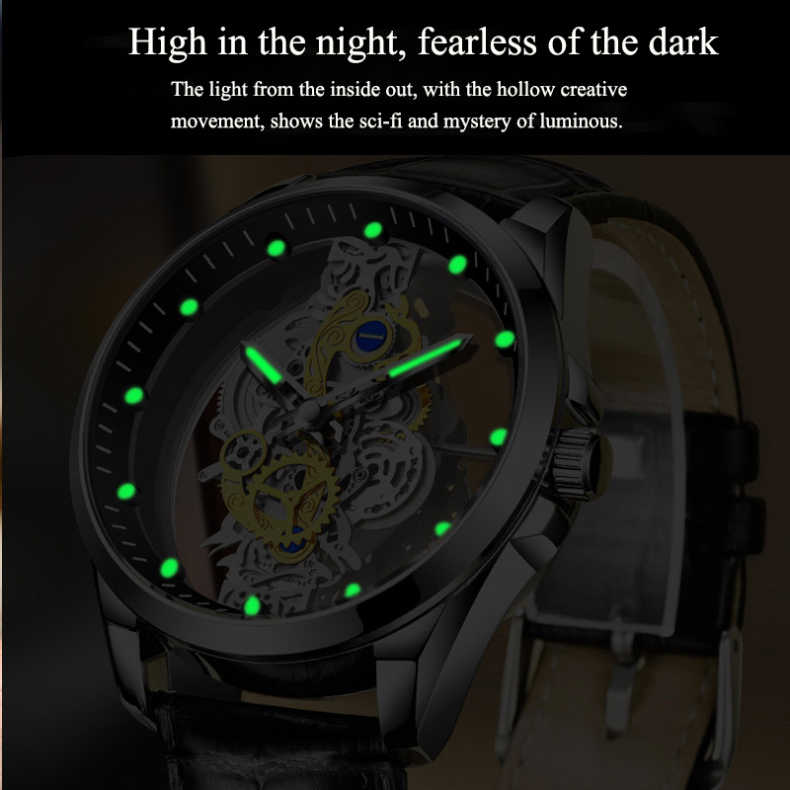 ⏳ Tijdelijk Aanbod ⏰ Dubbelzijdig Skeleton Horloge — Tourbillon-stijl Design