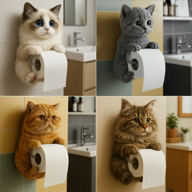 ⌛Specials van deze wee🧻Toiletpapierhouder voor katten aan de muur🐾