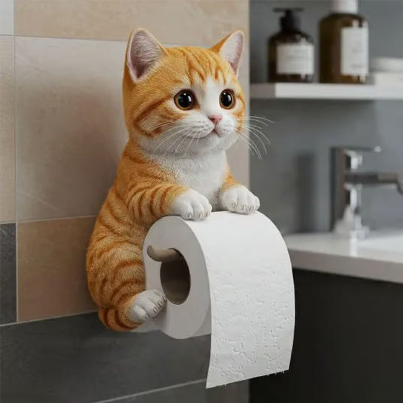 ⌛Specials van deze wee🧻Toiletpapierhouder voor katten aan de muur🐾
