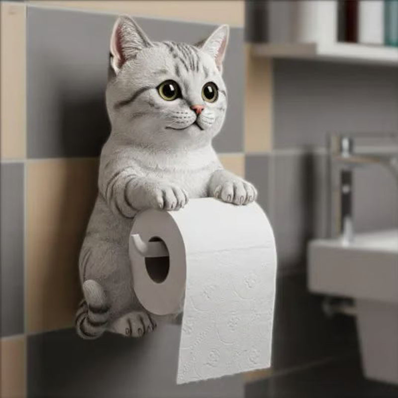 ⌛Specials van deze wee🧻Toiletpapierhouder voor katten aan de muur🐾