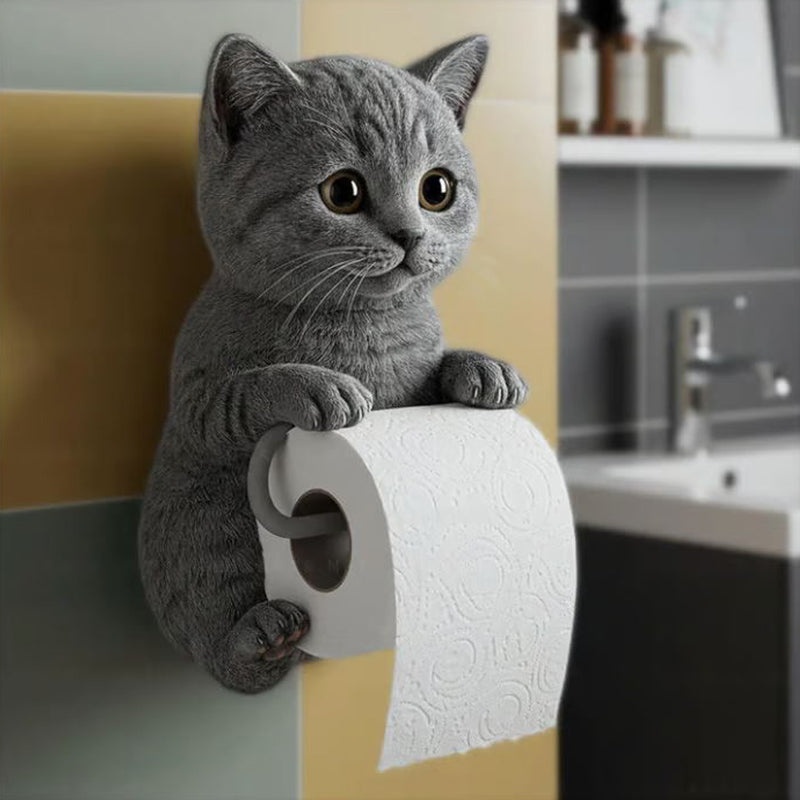 ⌛Specials van deze wee🧻Toiletpapierhouder voor katten aan de muur🐾
