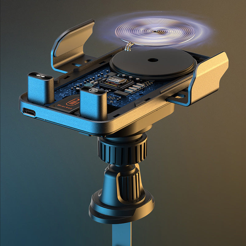 🔥HOT SALE 50% KORTING🎁⚡Meer dan 50.000 verkocht! 📱Slimme 2-in-1 draaibare mobiele telefoonhouder voor in de auto & draadloze oplader⚡