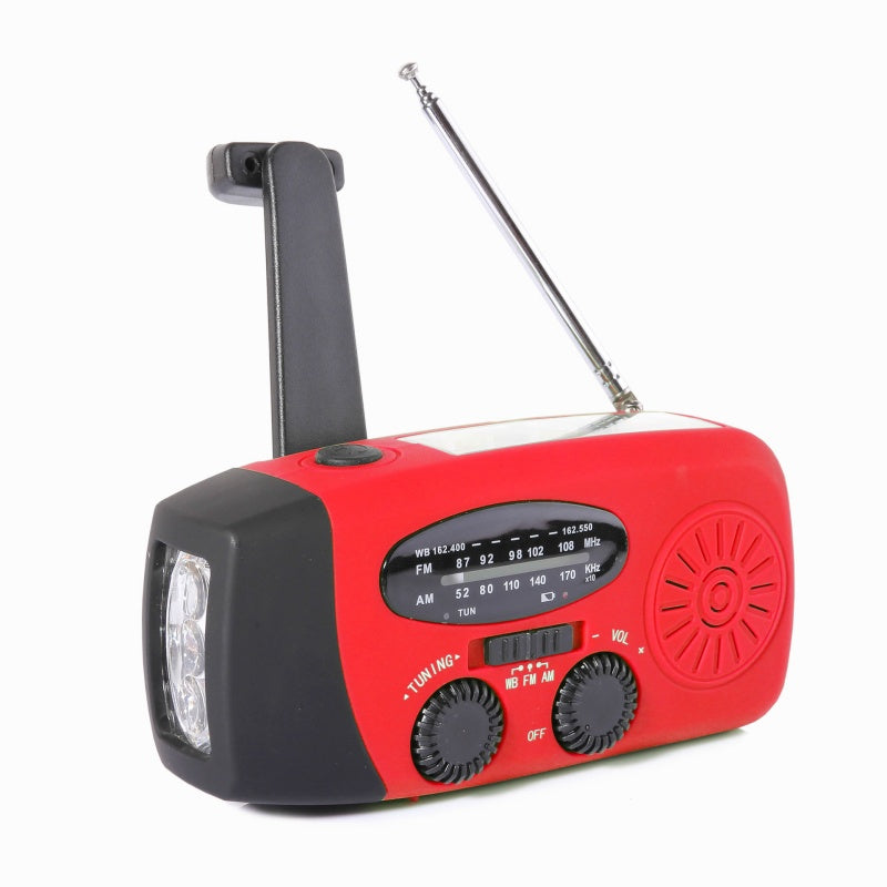 📻 Multifunctionele Draagbare Noodradio met Zonne-energie 🌞