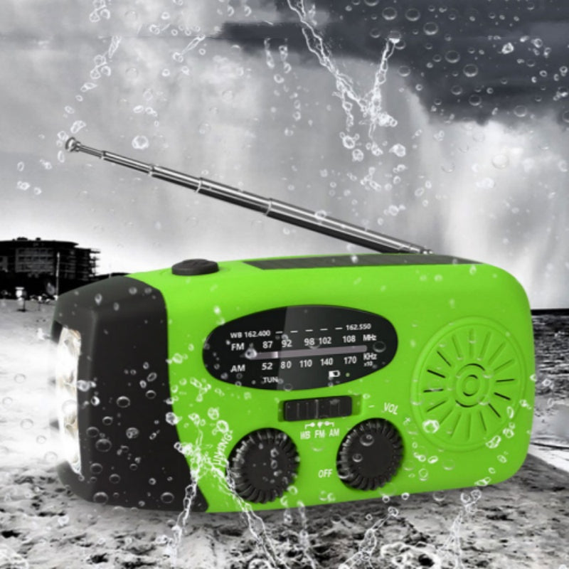 📻 Multifunctionele Draagbare Noodradio met Zonne-energie 🌞