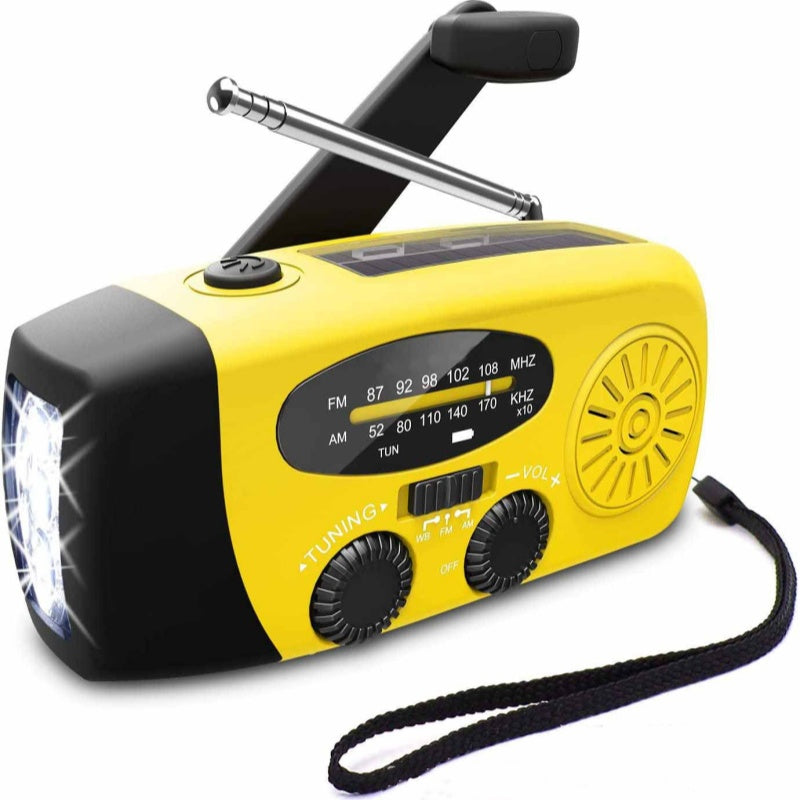 📻 Multifunctionele Draagbare Noodradio met Zonne-energie 🌞