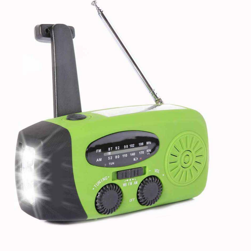 📻 Multifunctionele Draagbare Noodradio met Zonne-energie 🌞