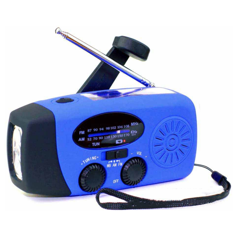 📻 Multifunctionele Draagbare Noodradio met Zonne-energie 🌞