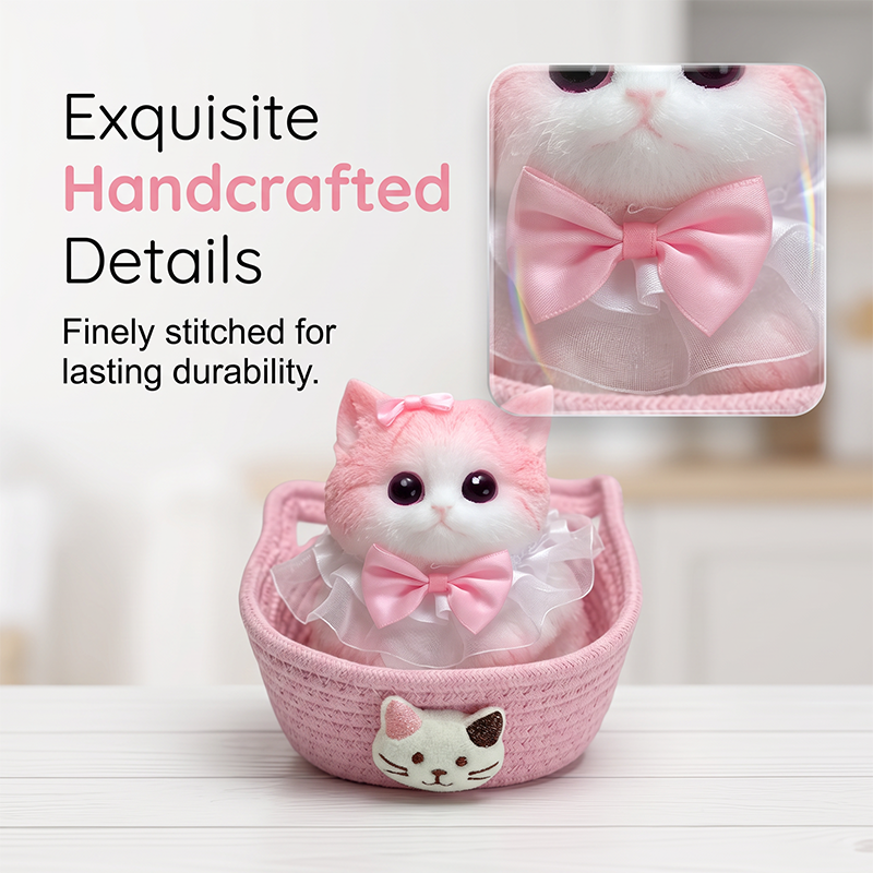 🐱 Squishy Kat Knuffel – Zachte Langzaam-Terugverende Stressverlichter 🧸