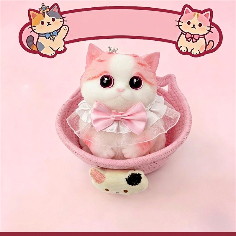 🐱 Squishy Kat Knuffel – Zachte Langzaam-Terugverende Stressverlichter 🧸