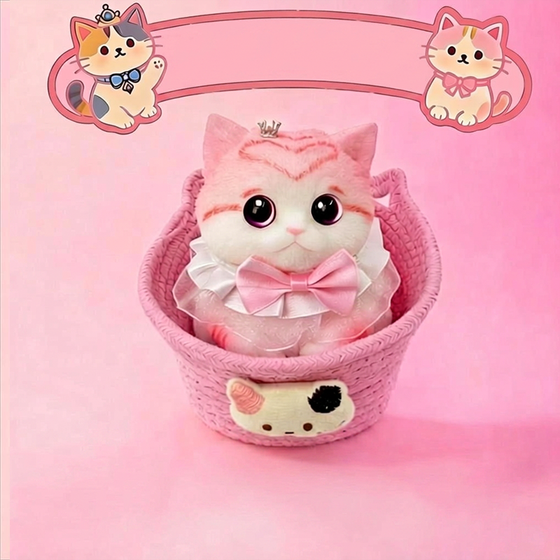 🐱 Squishy Kat Knuffel – Zachte Langzaam-Terugverende Stressverlichter 🧸