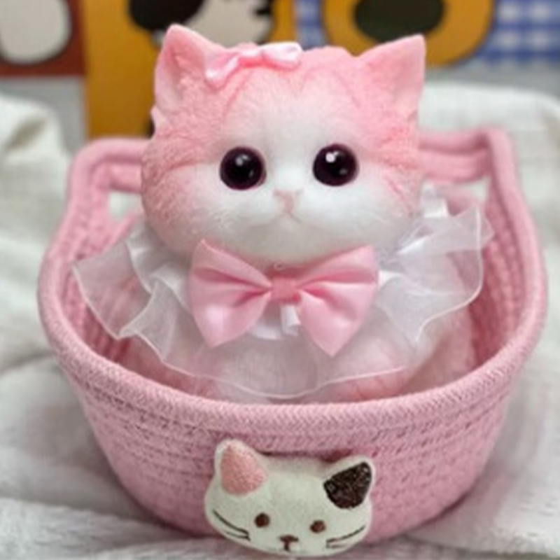 🐱 Squishy Kat Knuffel – Zachte Langzaam-Terugverende Stressverlichter 🧸