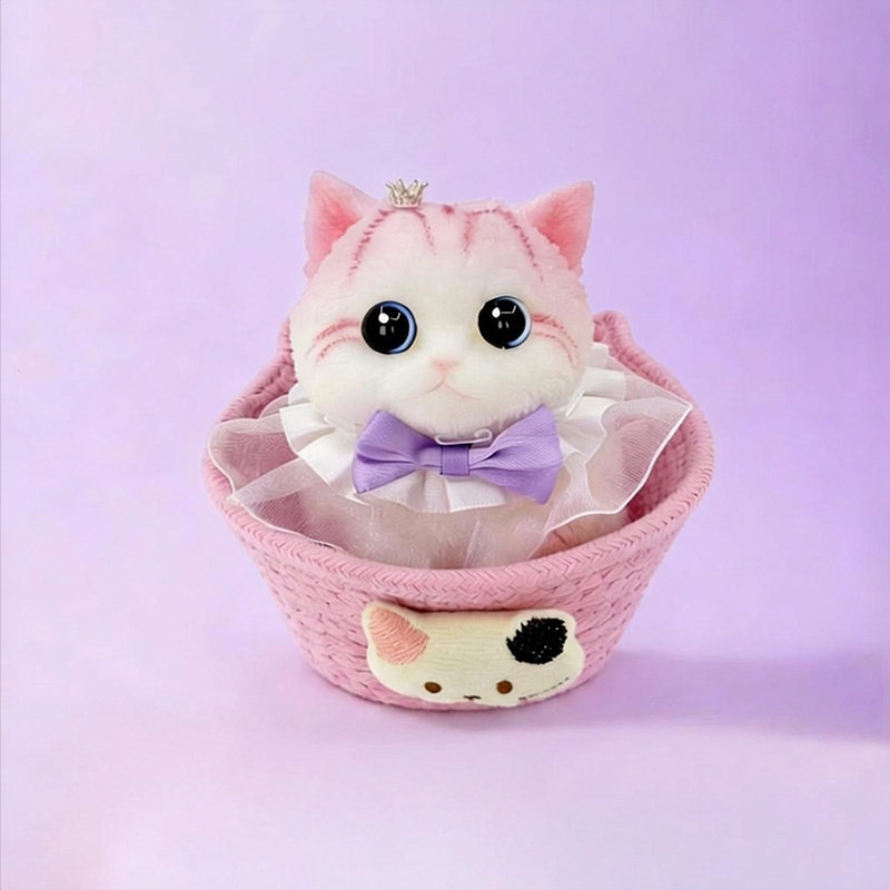 🐱 Squishy Kat Knuffel – Zachte Langzaam-Terugverende Stressverlichter 🧸