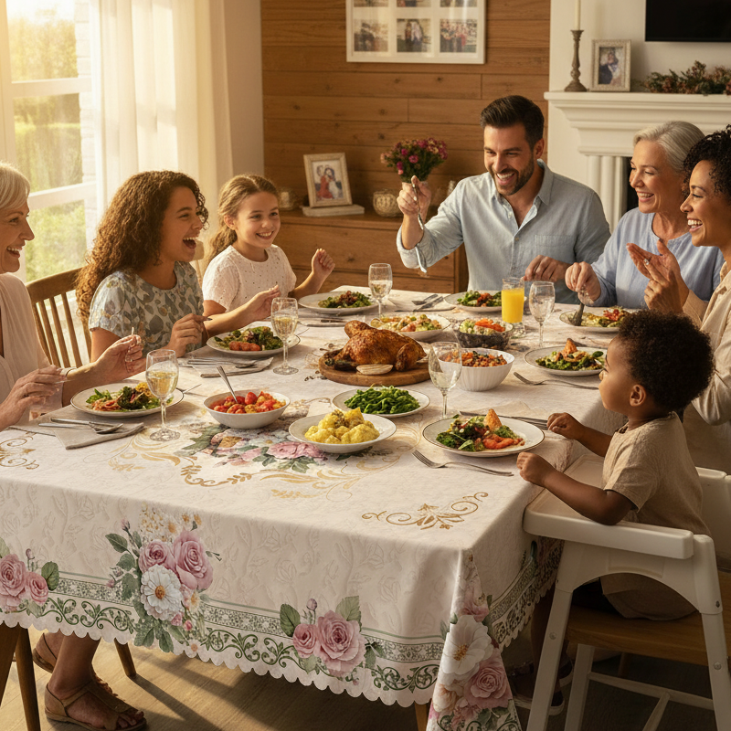 📢📢 50% korting! ⏰ Waterdicht bloementafelkleed — perfect voor diners & feestjes