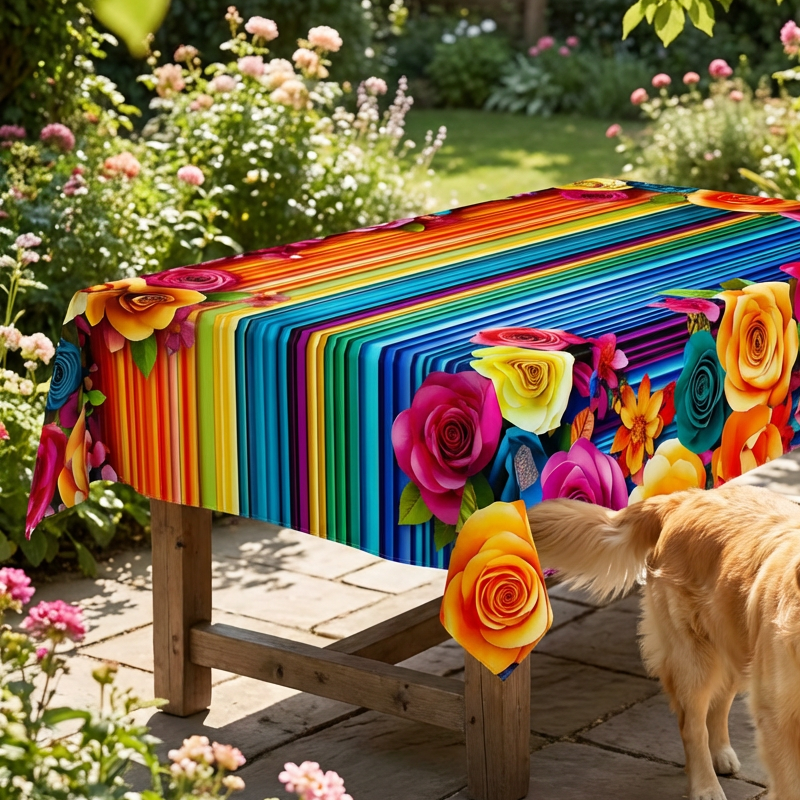 📢📢 50% korting! ⏰ Waterdicht bloementafelkleed — perfect voor diners & feestjes